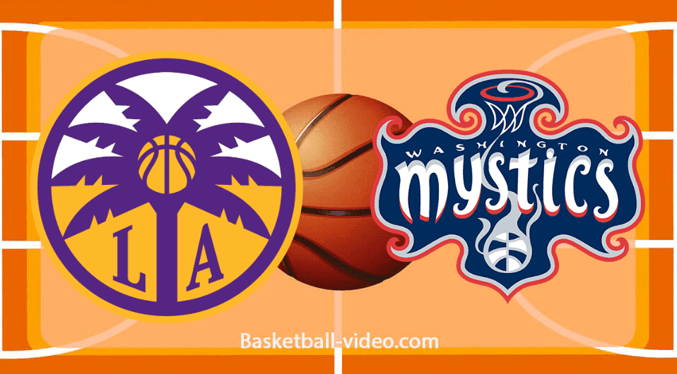 Los Angeles Sparks vs. Washington Mystics - WNBA Full Game Replay - August 15, 2026