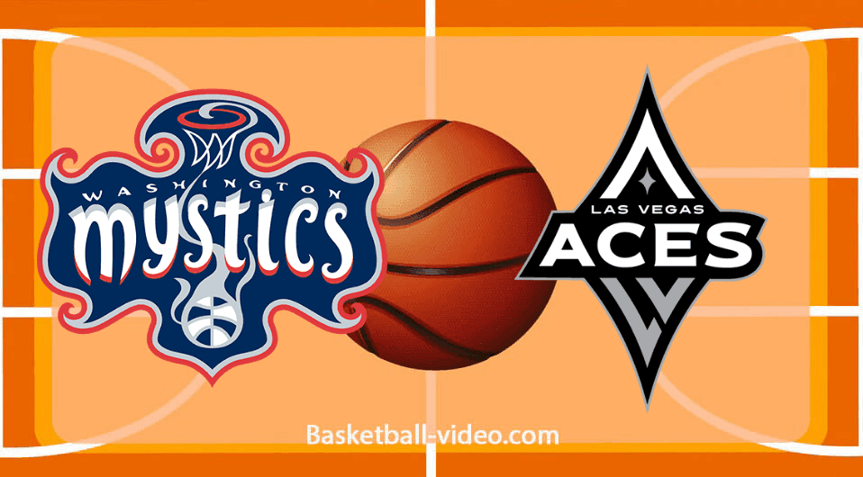 Washington Mystics vs. Las Vegas Aces - WNBA Full Game Replay - August 13, 2026