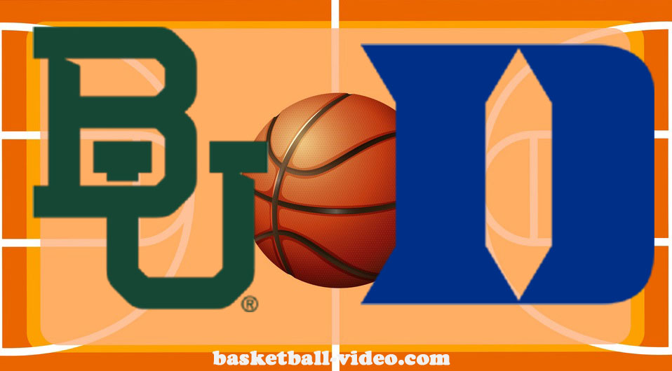 Baylor vs Duke Basketball Full Game Replay Dec 20, 2023 NCAA Basketball