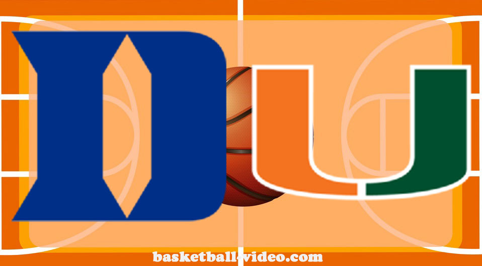 Duke vs Miami Basketball Full Game Replay Feb 21, 2024 NCAA Basketball