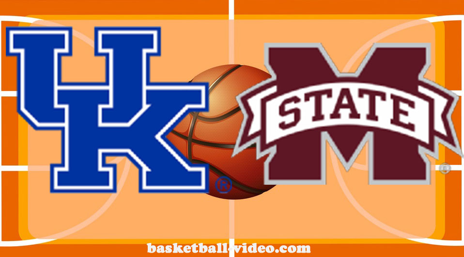 Kentucky vs Mississippi State Basketball Full Game Replay Feb 27, 2024 NCAA Basketball
