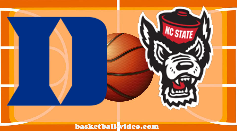 Duke vs NC State Basketball Full Game Replay Mar 4, 2024 NCAA Basketball