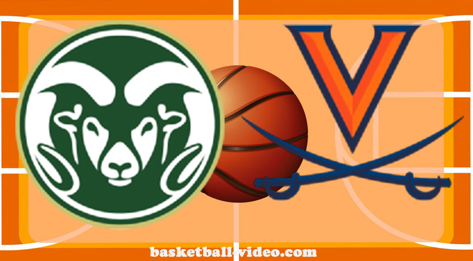 Colorado State vs Virginia Basketball Full Game Replay Mar 19, 2024 March Madness