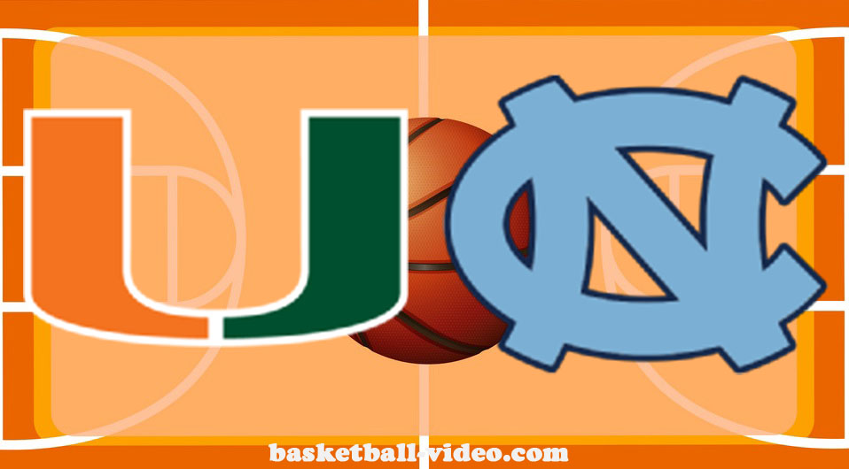 Miami vs North Carolina Basketball Full Game Replay Feb 26, 2024 NCAA Basketball