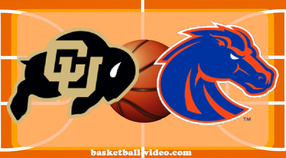 Colorado vs Boise State Basketball Full Game Replay Mar 20, 2024 March Madness