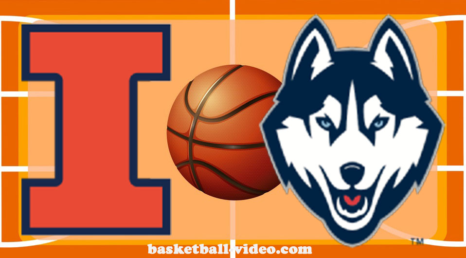 Illinois vs UConn Basketball Full Game Replay Mar 30, 2024 March Madness Elite 8