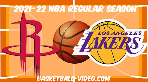 Houston Rockets vs Los Angeles Lakers Full Game Replay 2021-10-31 NBA Replay HD