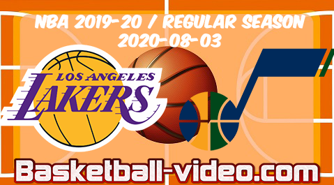 Los Angeles Lakers vs Utah Jazz Full Game & Highlights 03.08.2020