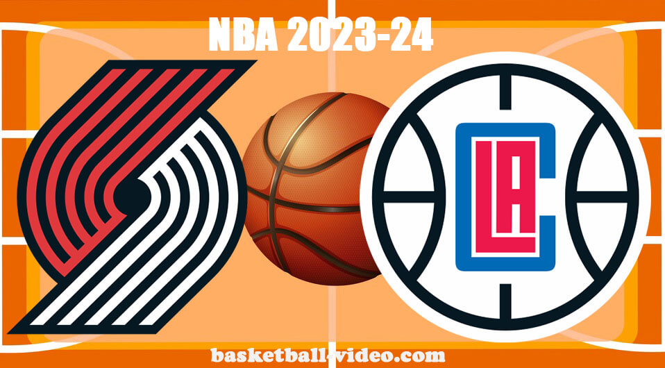 Portland Trail Blazers vs LA Clippers Oct 25, 2023 NBA Full Game Replay