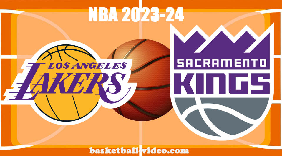 Los Angeles Lakers vs Sacramento Kings Oct 29, 2023 NBA Full Game Replay