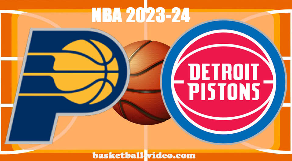 Indiana Pacers vs Detroit Pistons Dec 11, 2023 NBA Full Game Replay ...