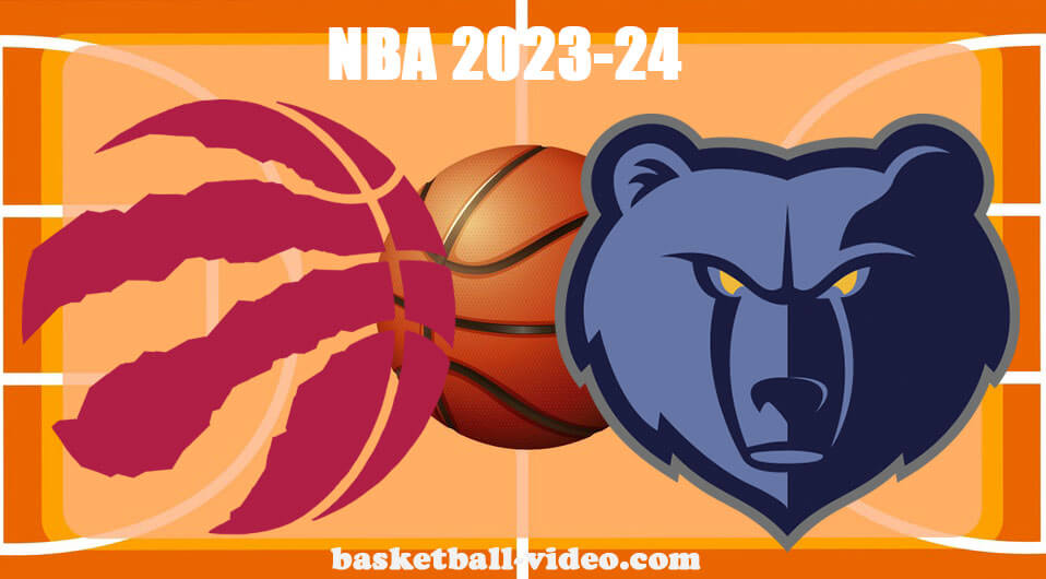 Toronto Raptors vs Memphis Grizzlies Jan 3, 2024 NBA Full Game Replay