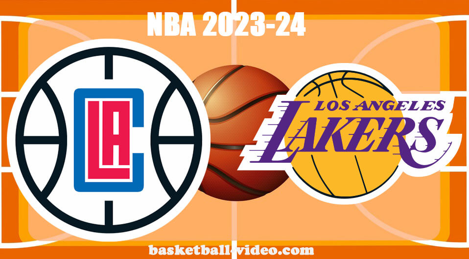 LA Clippers vs Los Angeles Lakers Jan 7, 2024 NBA Full Game Replay