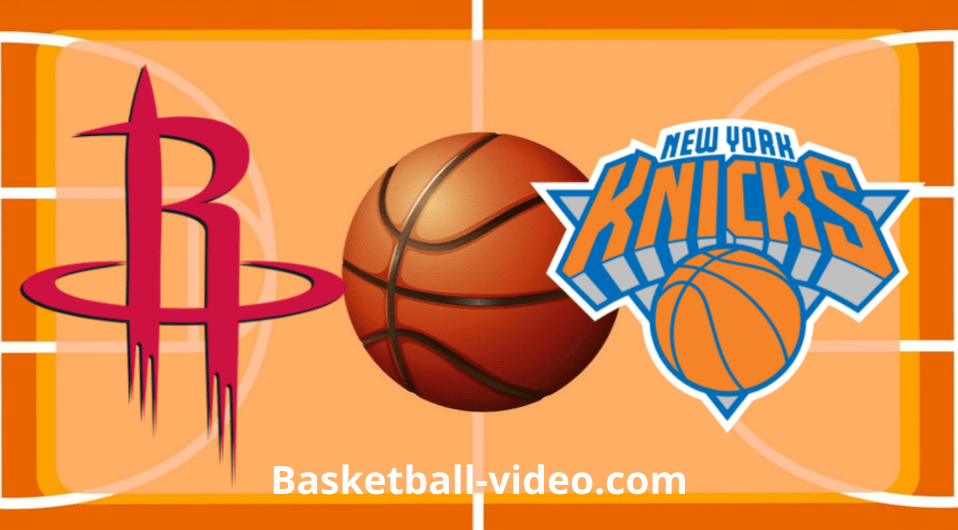 Houston Rockets vs New York Knicks Jan 17, 2024 NBA Full Game Replay