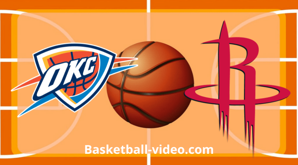 Oklahoma City Thunder vs Houston Rockets Feb 25, 2024 NBA Full Game Replay