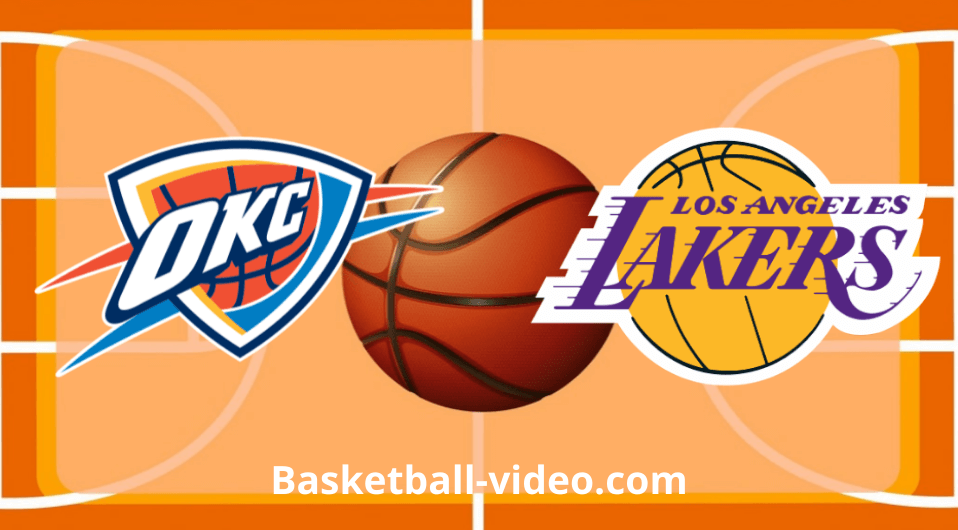 Oklahoma City Thunder vs Los Angeles Lakers Mar 4, 2024 NBA Full Game Replay