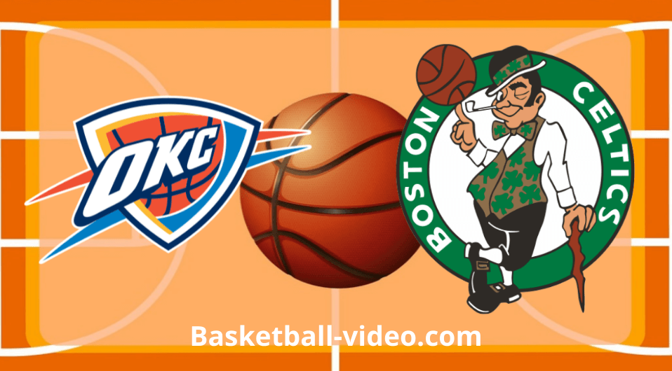 Oklahoma City Thunder vs Boston Celtics Apr 3, 2024 NBA Full Game Replay