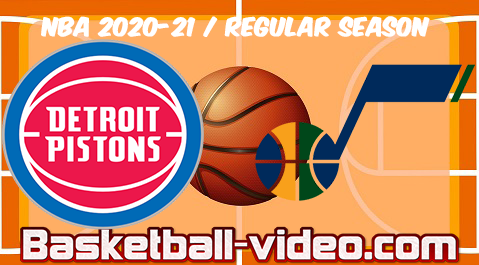Detroit Pistons vs Utah Jazz Full Game & Highlights 02.02.2021