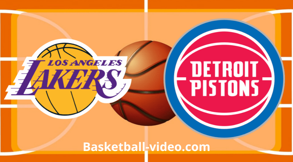 Los Angeles Lakers vs Detroit Pistons Full Game Replay March 23, 2026 NBA